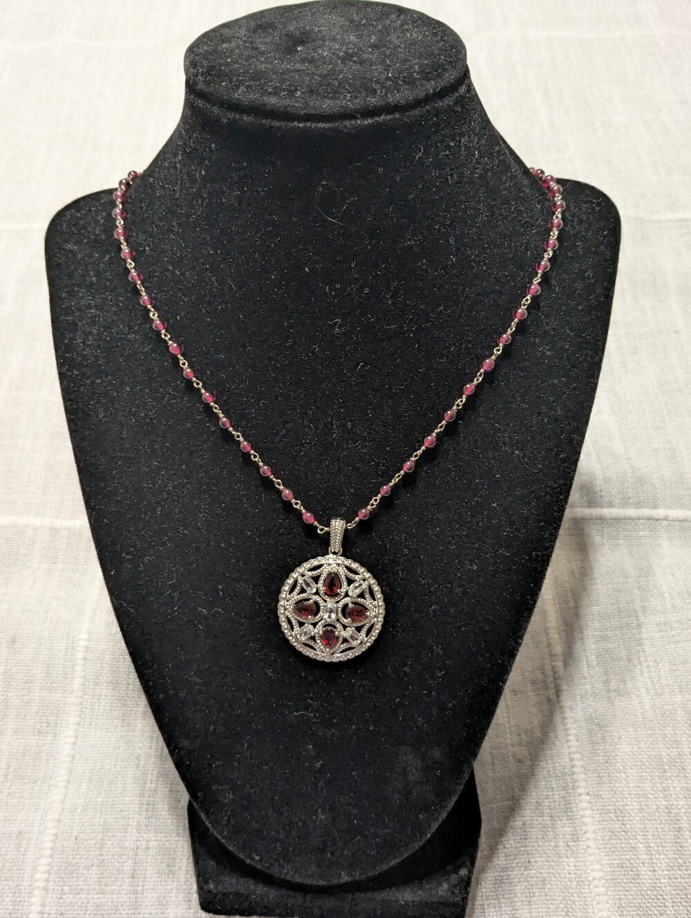 Vintage-Inspired .925 Silver Necklace